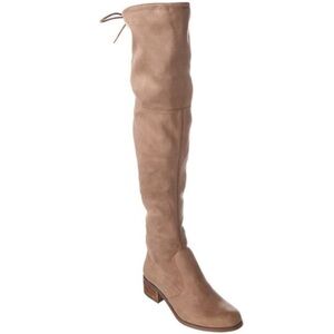 Charles David Beige Over-the-Knee Boots
